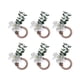 thumbnail image 4 of 6 anillos para servilletas, hebillas para servilletas, decoración de mesa, servilletas de madera Blanco, 4 of 9