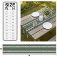 thumbnail image 3 of Green Black Boho Table Runner Vintage Tribal Striped Southwestern Tablerunners 13 x 70 Inch, Table Decorations Tabletop Scarf for Summer Gathering Holiday Farmhouse Kitchen Dining Decor, 3 of 8