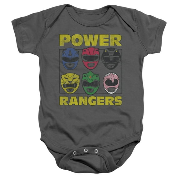 Powr Rangers - Ranger Heads - Infant Snapsuit - 18 Month