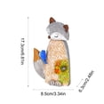 thumbnail image 3 of Blue Solar Animal Garden Light Resin Waterproof For Lawn Yard Patio Decor 1Pc, 3 of 8