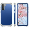 thumbnail image 2 of Samsung Galaxy S21+ Case, Dteck Heavy Hybrid Rugged Shockproof Case, Support Wireless Charging, 3 in 1 Full Protective Cover for Samsung Galaxy S21+/S21 Plus 5G, Blue, 2 of 7