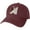 Maroon, variant on Men's Maroon Mississippi State Bulldogs Varsity Letter Adjustable Hat