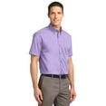 thumbnail image 4 of Port Authority Short Sleeve Shirt (S508) Bright Lavender, XL, 4 of 6