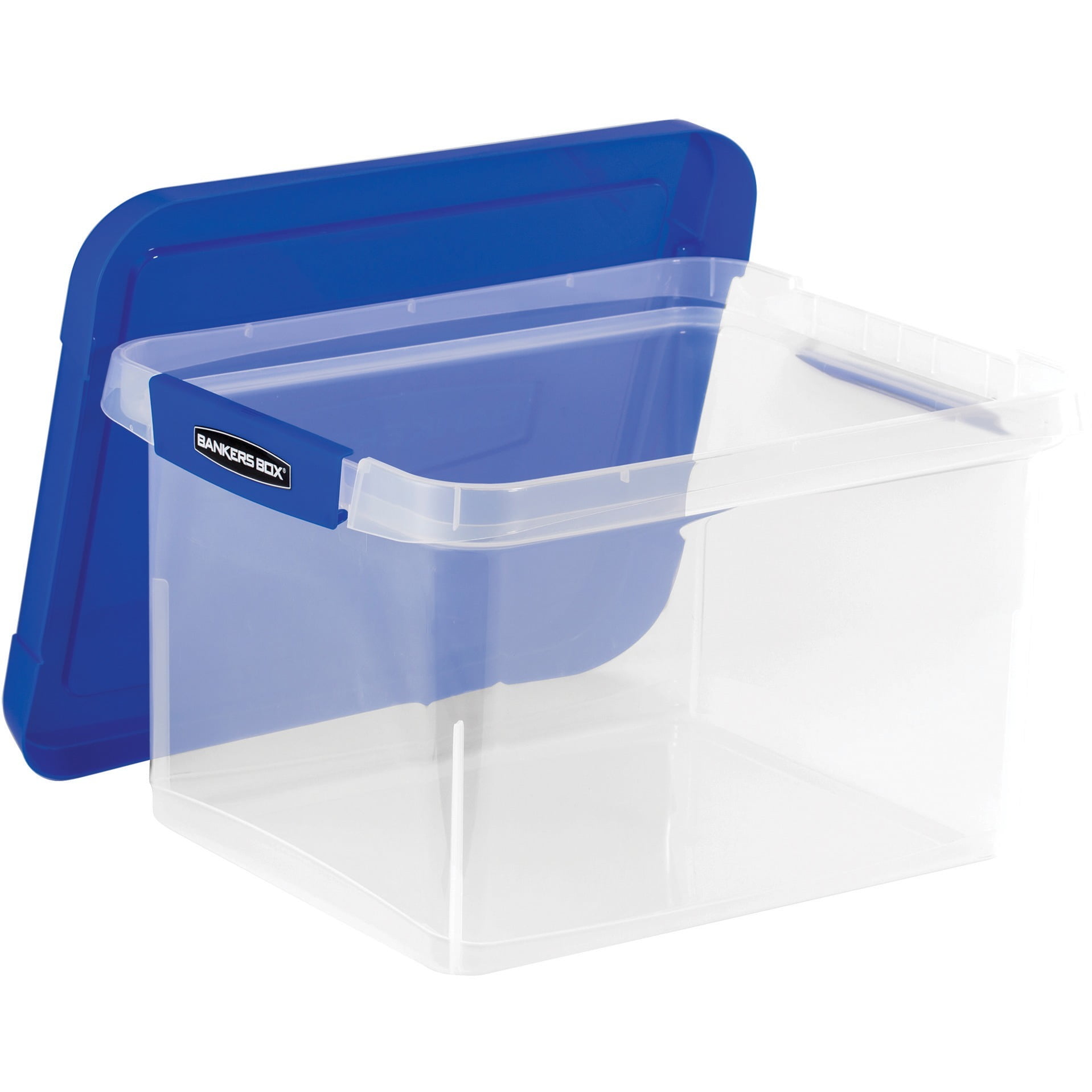 Bankers Box Heavy Duty Ltr/Lgl Plastic File Box 2pk