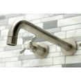 thumbnail image 3 of Kingston Brass KS8058BEX Essex Two-Handle Wall Mount Roman Tub Faucet, Brushed Nickel, 3 of 7