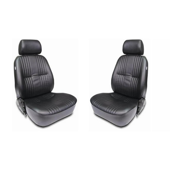 Procar Pro-90 Series Bucket Seat, Driver & Passenger Sides, Black