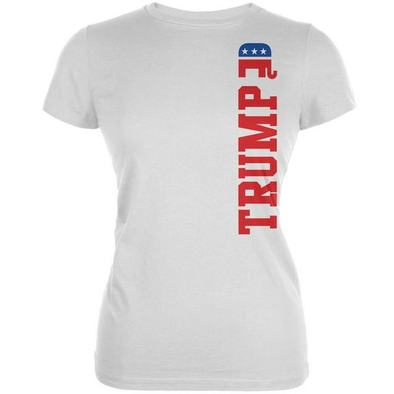 Election 2020 Team Donald Trump White Juniors Soft T-Shirt - 2X-Large