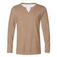 thumbnail image 5 of yillto Mens Big and Tall Tshirts Long Sleeve V Neck Basic tee Summer Casual Plain Loose Shirts S-5XL, 5 of 6