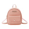 thumbnail image 4 of Fashion Mini Backpack Women PU Leather Backpack Shoulder Bag Multi-Function Fem Black, 4 of 6