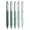 Green, variant on RZDLIZJ Retractable Gel Pens,5 Pack Plastic Click Gel Pens,0.5mm Point Smooth Writing Pens,Multi Color Retractable Pens,For Office Home Business Daily Use,6.14×0.79 Inch