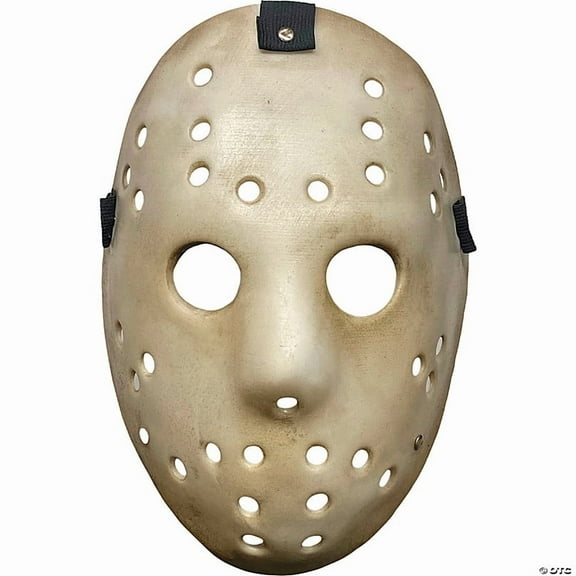 Morris Costumes - Killer Goalie Antique Injection Plastic Full Mask - One Size