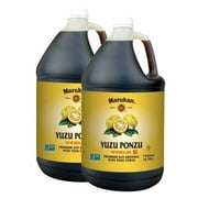 Marukan Ponzu Yuzu Soy Citrus Dressing (yellow label), 1 Gallon (Pack of 2)