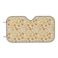 thumbnail image 6 of Honeii Honey Honeycomb Print Car Sunshade for Windshield,Car Cover Sunshade Protector,Foldable Front Window Sun Visor,Fits Cars, SUVs, Trucks, 6 of 6