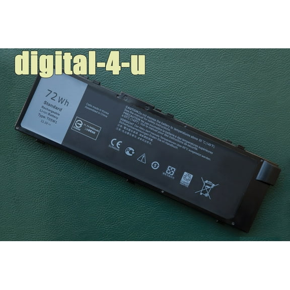 New T05W1 72Wh Battery for Dell Precision 15 7510 7520 17 7710 7720 M7510 M7710