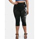 thumbnail image 3 of Leggings Capa Talla Extra Estampado Mariposa Rosegal Leggings de talla grande, 3 of 5