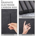 thumbnail image 2 of Shisuyan 4pcs Graphite Electrode Carbon Rods Graphite Rod Carbon Rod Electrode Cylinder Bar Graphite Rod For Electrochemical Experiments, 2 of 9
