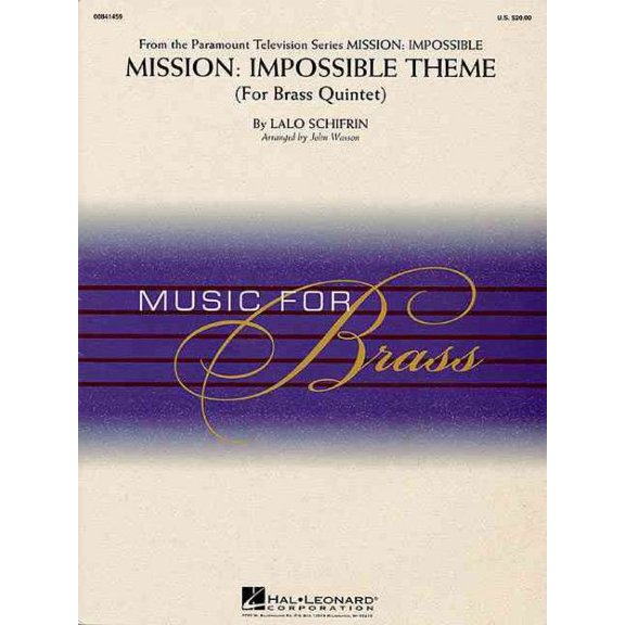 Mission : Impossible Theme for Brass Quintet