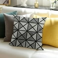 thumbnail image 3 of SHANXI  Throw Pillow Covers Geometry Grey Print Cushion Cover Soft Pillow Cases for Home Sofa Bed Chair Car Office Decorative 24x24in, 3 of 5