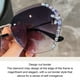 thumbnail image 3 of Gafas sin marco vintage de moda con diamantes de imitación Lentes rosa Sonducket, 3 of 6