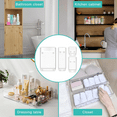thumbnail image 6 of 37-Piece Clear Plastic Drawer Organizer Set - 4 Sizes Desk Drawer Dividers & Storage Bins for Cosmetics, Jewelry, Small Tools - Ideal for Kitchen, Bedroom, Bathroom, Office Organization, 6 of 6