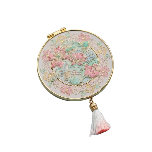 Chinese Style Handheld Mirror, Handheld Vanity Mirror, Exquisite and Full of Oriental Charm Gifts for Women