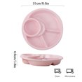thumbnail image 2 of Unmbo Solid Color Portion Control Plates,Ceramic Portion Control Plate,Breakfast Plate, 2 of 2