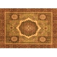 thumbnail image 1 of Ahgly Company Indoor Rectangle Abstract Orange Modern Area Rugs, 6' x 9', 1 of 4