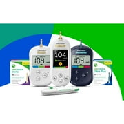 (2 pack) OneTouch Verio Reflect Blood Glucose Meter with ColorSure Technology for Diabetes Management