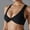 Black, variant on Front Sports Bras for Women High Support Seamless Deep V Neck Lingerie Soft Comfortable Back Yoga Workout Bralette