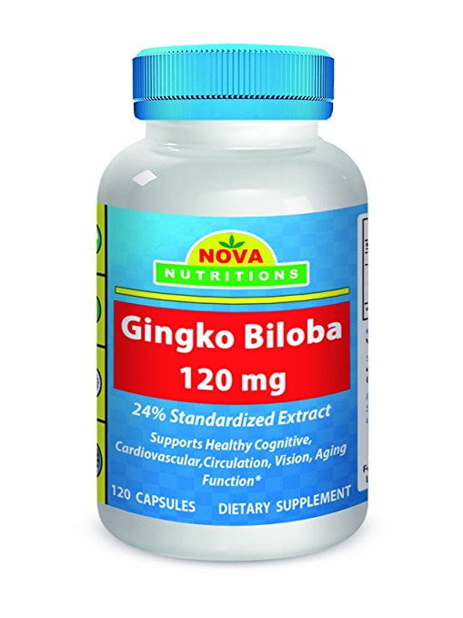 Nova Nutritions Gingko Biloba 120 mg 120 Capsules