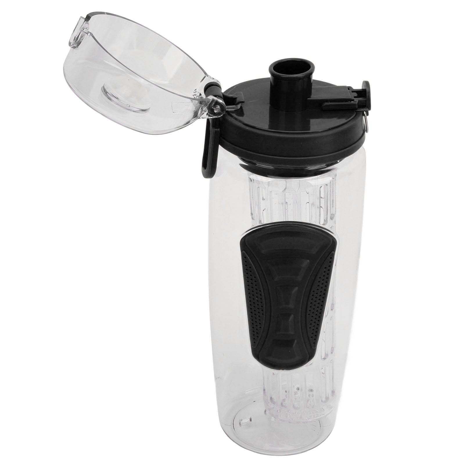 YAHHU 32oz Leakproof Fruit Infuser Water Bottle with Flip‑Top Lid, Non‑Slip Grip, Built‑In Strainer – Ideal for Workouts, Hiking & Daily Hydration