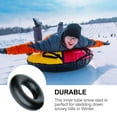 thumbnail image 5 of BRIGHTFUFU Inflatable Snow Inner Tube for Outdoor Use Black Rubber Sled with Fast Inflation Deep Seat and Material 1pc, 5 of 5