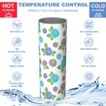 thumbnail image 5 of Pioneer Flower Floral Print Pattern 20oz Skinny Tumbler with Straw & Lid, Double Wall Vacuum Insulated Cup, Leak-Proof, Cup Holder Friendly, Hot 6H Cold 12H, 5 of 6