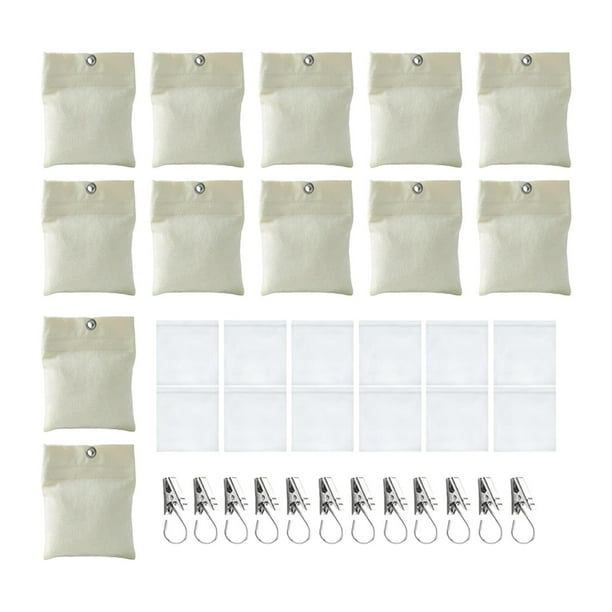 Paquete de 12 pesos para cortinas de exterior, bolsas de peso reutilizables profesionales para cortinas con Beige