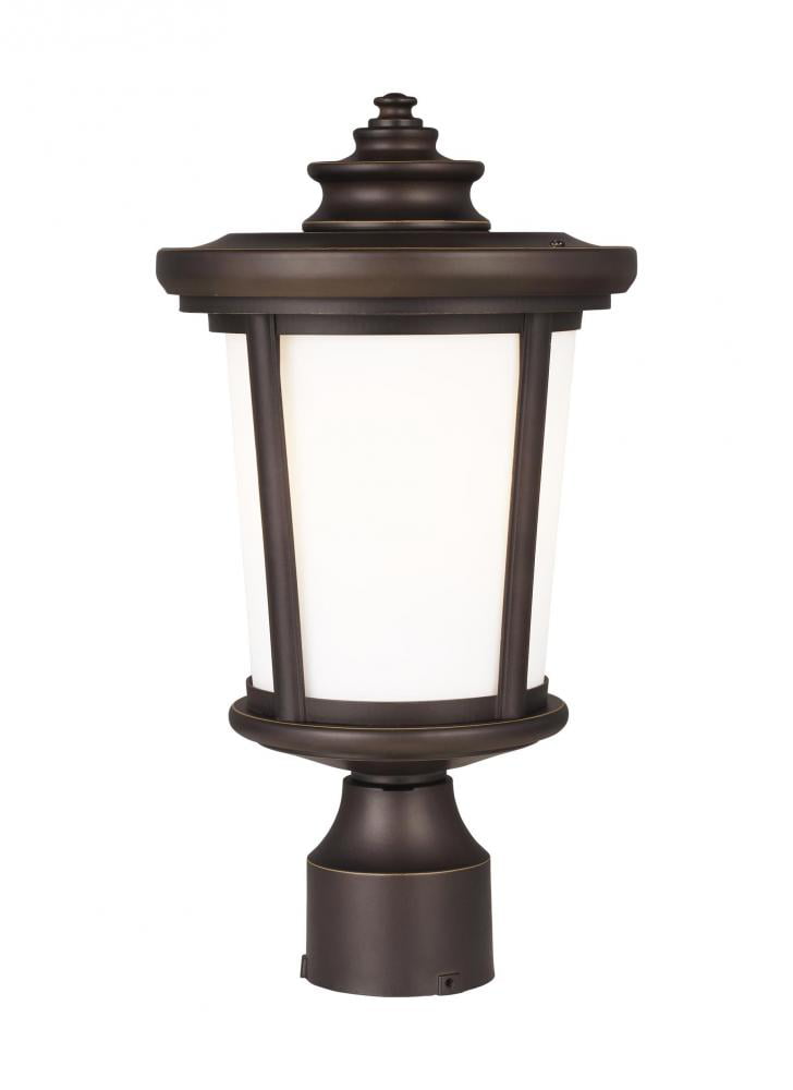 8238601-71-Sea Gull Lighting-Sevier - 1 Light Medium Outdoor Post Lantern  in Traditional Style - 8.13 inches wide by 17.75 inches high Antique -  Walmart.com