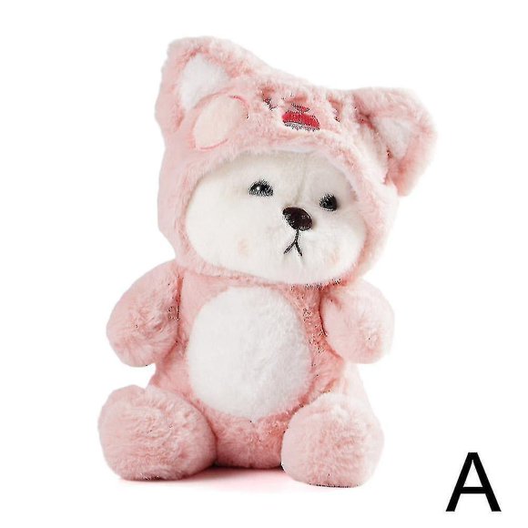 Ours en Peluche Mignon, Grandes Oreilles, Doux, Couture, Poupée Lena, Jouet en Peluche, Décoration Maison