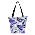 thumbnail image 3 of Haiem Butterflies Pattern Shoulder Bag - Durable and Spacious Tote Bag,Versatile Shopping Bag, 3 of 9