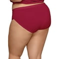 thumbnail image 4 of Fit for Me by Fruit of the Loom Women's Plus Size Microfiber Hi-Cut Brief Underwear, 6-Pack, 4 of 7