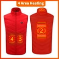 thumbnail image 3 of Heated Vest for Winter,USB Warming Vest Electric Rechargeable Cotton Heat Vest,Washable 3 Temperature Modes Heating Thermostatic Vest with 2-9 Heating Zones for Men Women, 3 of 9