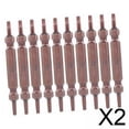 thumbnail image 1 of Juego De Brocas Con Llave Cabeza Hexagonal, Destornillador De 1/4 ", Vástago De Liberación Rápida De 2,5mm, 2x10x, 1 of 8