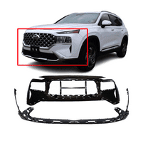 DCP Front Bumper Covers Kit For 2021-2023 Hyundai Santa Fe HY1014105 Limited Only W/Park Holes