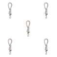 thumbnail image 3 of Transemion 1/2/3/5 Towel Clip Clothes Rack Laundry Clamp Fine Workmanship Compact Size Metal Clothing Hanger Rustproof Kitchen Gadget Type 3 5PCS, 3 of 6