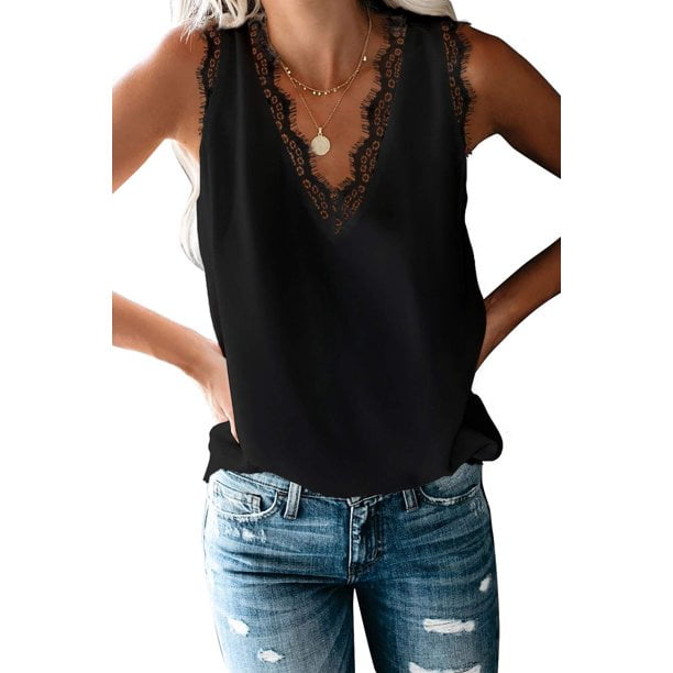 Dressy black tank top Clearance