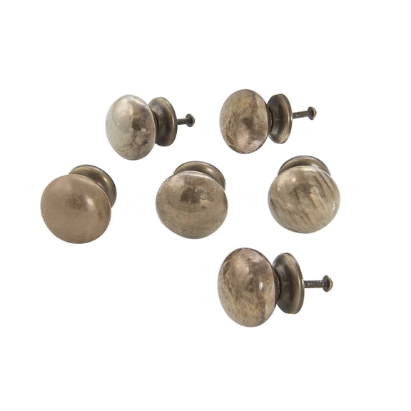 Ceramic Fancy Glaze Knob / Sand Set of 6