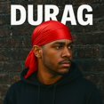 thumbnail image 3 of 2 Pcs Casquettes Ondulées pour Hommes, Casquette de Compression sur Durags, 3 of 8