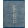 thumbnail image 1 of Ahgly Company Indoor Rectangle Abstract Cadet Blue Green Abstract Area Rugs, 8' x 10', 1 of 6
