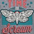 thumbnail image 3 of CafePress - Cicadas Time To Scream Loves Periodical Cicadas Women's V Neck T Shirt - Women's V-Neck Dark T-Shirt, 3 of 4