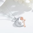 thumbnail image 4 of Coachuhhar 15 Year Old Birthday Gifts 925 Sterling Silver Love Heart Rose Flower Pendant Necklace 15th Jewelry Christmas Gifts for Women Girlfriend Sister, 4 of 7