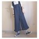 thumbnail image 5 of Pantalones vaqueros holgados para mujer, Jeans de pierna ancha, Vintage, fruncido, estilo Preppy, Y2k, monos azules rectos, hasta el tobillo, dulce, 5 of 5