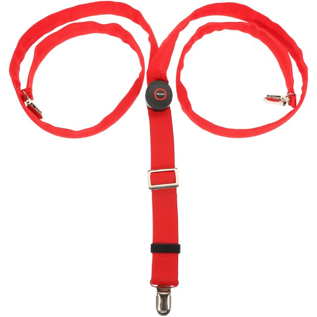 MasteelfCA Luminous Suspender Adjustable Pants Strap with Clips for Party Festival